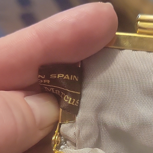 Embroidered Silver Clutch - Picture 4 of 4